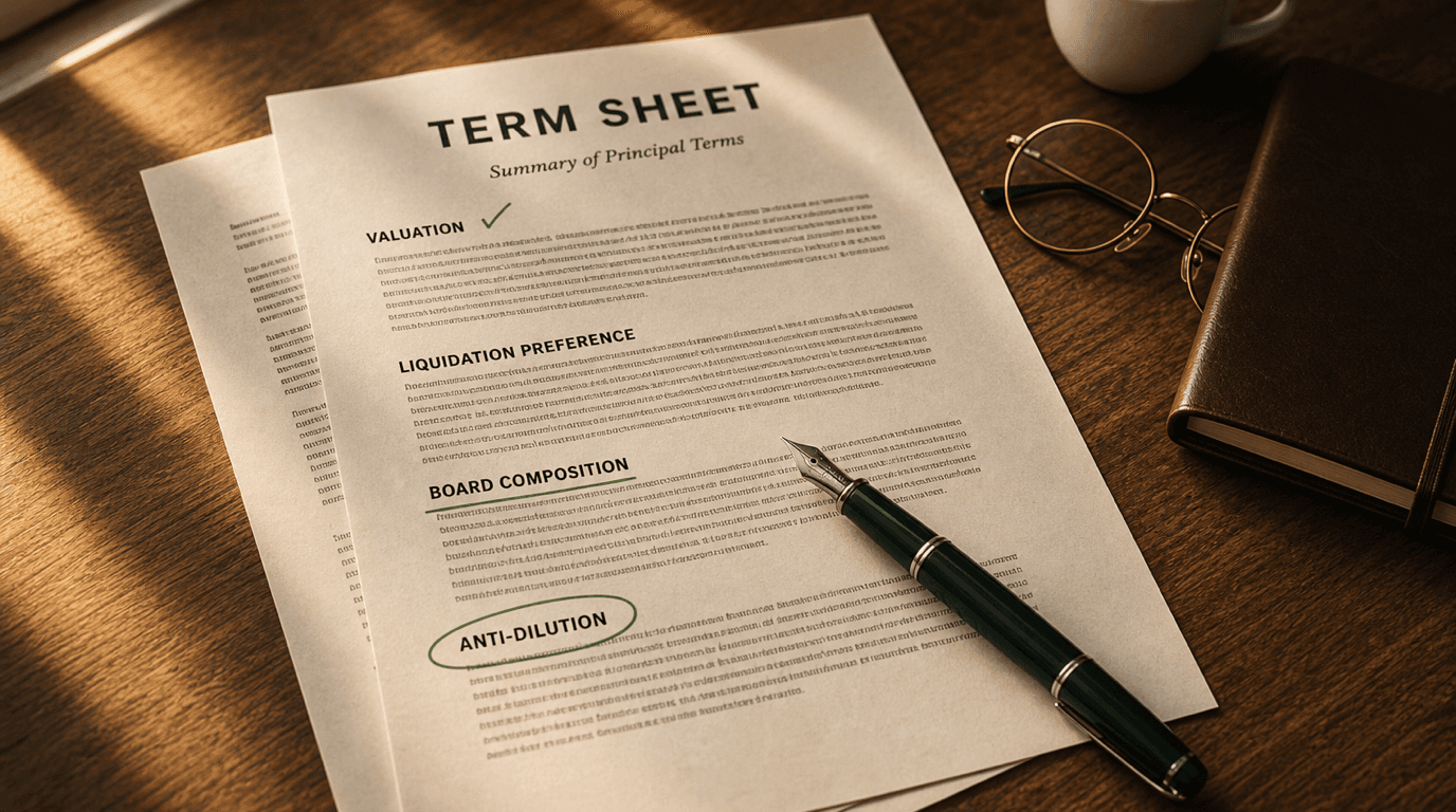 The Term Sheet Glossary Every Founder Should Read Before They Sign Anything