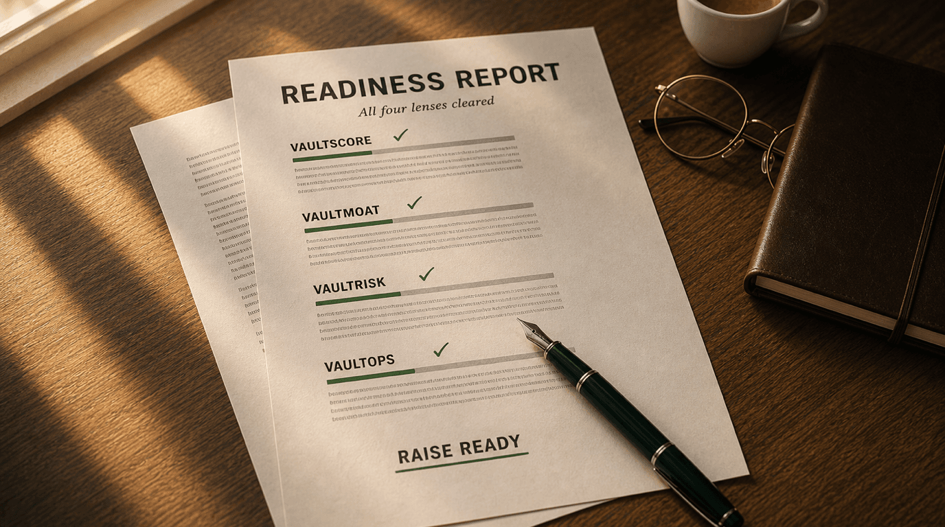 What 'Raise Ready' Actually Means — And How to Get There From Where You Are Today — PitchVault